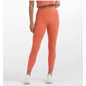 Women Vuori Studio Pocket Leggings High Rise in Grapefruit Orange Size Small